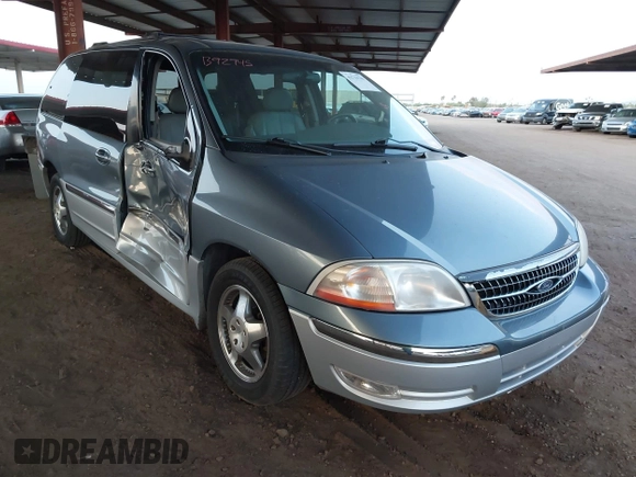 2000 Ford Windstar SEL with VIN 2FMZA5349YBB92945, listed as a IAAI auction lot 42719799 with 105,792 mi miles and . Bid and sale history available at DreamBid. Image 1.