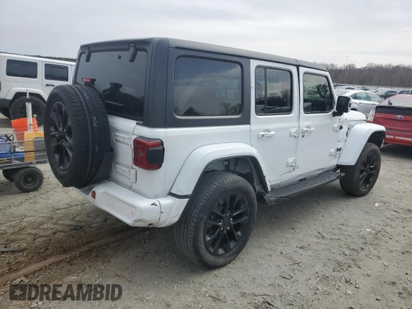 2021 Jeep Wrangler Unlimited Sahara Altitude z VIN 1C4HJXEN7MW651514, wystawiony jako Copart lot #48438715 z przebiegiem 37 289 mil mil oraz Szkoda całkowita • Salvage title. Historia ofert i sprzedaży dostępna na DreamBid. Obrazek 3.