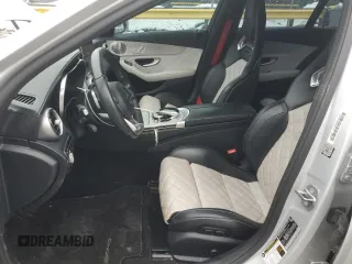 2017 Mercedes-Benz C 43 AMG with VIN 55SWF6EB3HU186733, listed as a Copart auction lot 44679185 with 47,889 mi miles and Salvage Title. Bid and sale history available at DreamBid. Image 7.