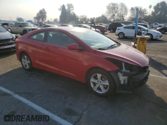 2013 Hyundai Elantra Coupe GS with VIN KMHDH6AE6DU012994, listed as a Copart auction lot 88132935 with 140,704 mi miles and Salvage Title. Bid and sale history available at carsss.com. Image 4.