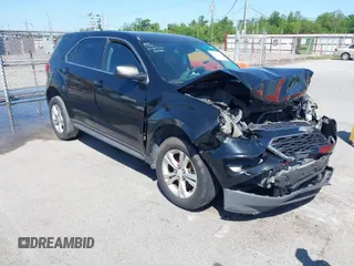 2017 Chevrolet Equinox LS with VIN 2GNALBEK1H1544841, listed as a IAAI auction lot 41974811 with 133,219 mi miles and . Bid and sale history available at carsss.com. Image 1.