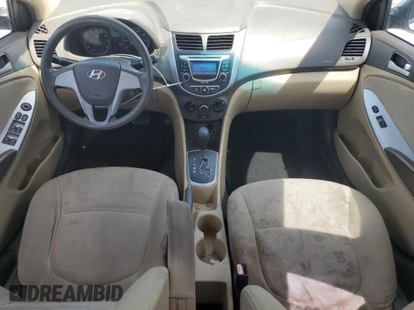 2013 Hyundai Accent GLS with VIN KMHCT4AE8DU310896, listed as a Copart auction lot 53706065 with 247,731 mi miles and Salvage Title. Bid and sale history available at carsss.com. Image 8.