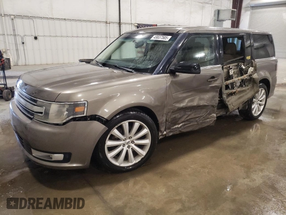 2013 Ford Flex SEL with VIN 2FMHK6C82DBD18932, listed as a Copart auction lot 49837585 with 209,309 mi miles and Salvage Title. Bid and sale history available at carsss.com. Image 1.