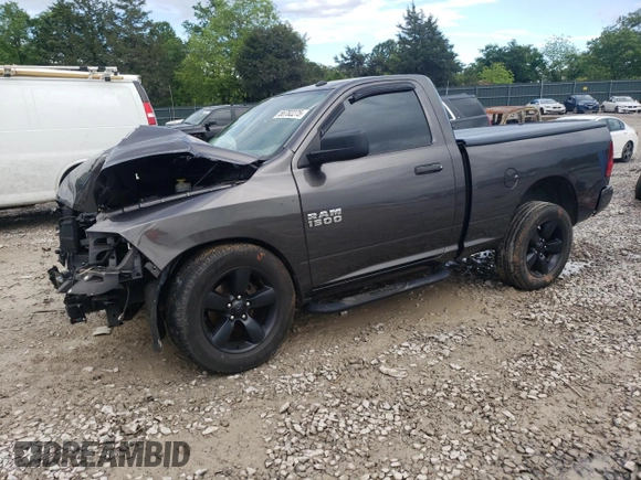 2018 Ram 1500 Express с VIN 3C6JR6AG0JG195515, выставлен на аукционе Copart как лот 56782275 с пробегом 64 439 миль миль и Списание • Salvage title. История ставок и продаж доступна на DreamBid. Изображение 1.