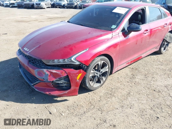 2022 Kia K5 GT-Line z VIN 5XXG64J22NG150511, wystawiony jako IAAI lot #42062735 z przebiegiem 32 223 mil mil oraz . Historia ofert i sprzedaży dostępna na DreamBid. Obrazek 6.