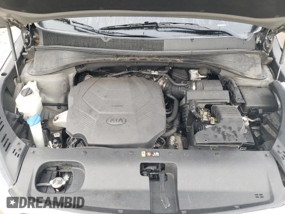 2019 Kia Sorento S V6 with VIN 5XYPG4A53KG491429, listed as a Copart auction lot 49137655 with 138,492 mi miles and Salvage Title. Bid and sale history available at carsss.com. Image 12.