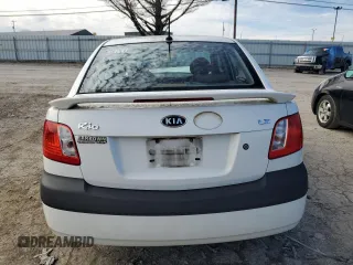 2009 Kia Rio LX with VIN KNADE223396477003, listed as a Copart auction lot 44943675 with 174,791 mi miles and Salvage Title. Bid and sale history available at carsss.com. Image 6.