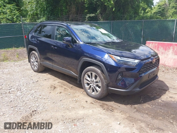 2024 Toyota RAV4 XLE Premium with VIN 2T3A1RFV4RW411404, listed as a IAAI auction lot 42342453 with 20,741 mi miles and . Bid and sale history available at DreamBid. Image 1.