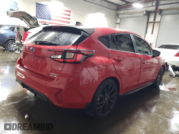 2024 Subaru Impreza RS with VIN JF1GUHJC3R8338538, listed as a Copart auction lot 77365644 with 3,106 mi miles and Salvage Title. Bid and sale history available at carsss.com. Image 3.