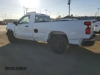 2023 Chevrolet Silverado 1500 Work Truck with VIN 3GCNAAEDXPG198788, listed as a Copart auction lot 81760444 with 23,608 mi miles and Salvage Title. Bid and sale history available at DreamBid. Image 2.