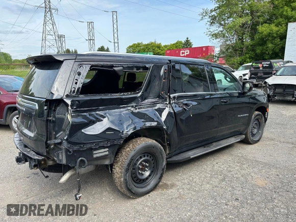 2023 Chevrolet Suburban LS с VIN 1GNSKBKD4PR144422, выставлен на аукционе Copart как лот 61660915 с пробегом 69 999 миль миль и Списание • Salvage title. История ставок и продаж доступна на DreamBid. Изображение 3.