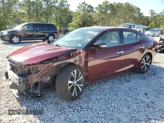 2018 Nissan Maxima SV with VIN 1N4AA6AP5JC404692, listed as a Copart auction lot 52080965 with 92,279 mi miles and Salvage Title. Bid and sale history available at carsss.com. Image 1.