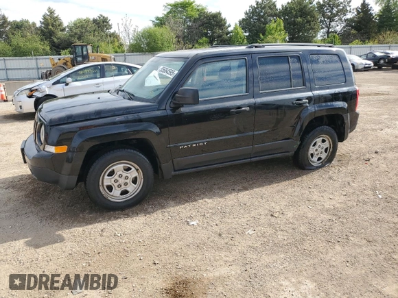 2014 Jeep Patriot Sport z VIN 1C4NJPBA6ED574930, wystawiony jako Copart lot #55684595 z przebiegiem 101 772 mil mil oraz Szkoda całkowita • Salvage title. Historia ofert i sprzedaży dostępna na DreamBid. Obrazek 1.