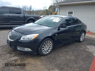 2011 Buick Regal CXL RL4 with VIN W04GS5EC5B1107772, listed as a IAAI auction lot 42044650 with 143,670 mi miles and . Bid and sale history available at carsss.com. Image 2.