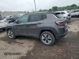 2021 Jeep Compass Limited z VIN 3C4NJDCB8MT604489, wystawiony jako Copart lot #55817885 z przebiegiem 49 357 mil mil oraz Czysty tytuł • Clean title. Historia ofert i sprzedaży dostępna na DreamBid. Obrazek 2.