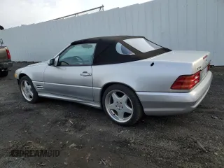 2001 Mercedes-Benz SL 500 with VIN WDBFA68F31F196516, listed as a Copart auction lot 50635005 with 61,682 mi miles and Salvage title. Bid and sale history available at DreamBid. Image 2.