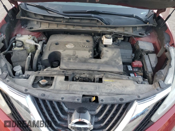 2016 Nissan Murano SV with VIN 5N1AZ2MG2GN171032, listed as a Copart auction lot 77333154 with 168,459 mi miles and Salvage Title. Bid and sale history available at carsss.com. Image 12.
