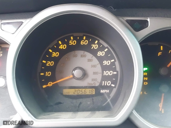 2005 Toyota 4Runner SR5 with VIN JTEBU14R250074986, listed as a IAAI auction lot 41549695 with 205,618 mi miles. Bid and sale history available at carsss.com. Image 7.