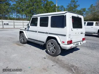 2015 Mercedes-Benz G-Class G 63 AMG with VIN WDCYC7DF0FX231296, listed as a IAAI auction lot 41810368 with 92,158 mi miles. Bid and sale history available at carsss.com. Image 3.