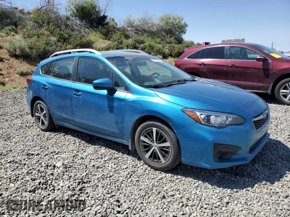 2019 Subaru Impreza Premium with VIN 4S3GTAC62K3738220, listed as a Copart auction lot 59124865 with 94,622 mi miles and Salvage title. Bid and sale history available at DreamBid. Image 4.