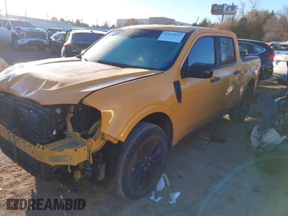2023 Ford Maverick XL with VIN 3FTTW8F96PRA69382, listed as a IAAI auction lot 41074823 with 27,446 mi miles and . Bid and sale history available at DreamBid. Image 18.