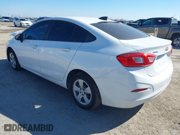 2018 Chevrolet Cruze LS with VIN 1G1BC5SM6J7214781, listed as a IAAI auction lot 41485333 with 119,546 mi miles and . Bid and sale history available at DreamBid. Image 3.