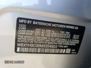 2021 BMW X2 sDrive28i z VIN WBXYH9C06M5S54903, wystawiony jako Copart lot #57177885 z przebiegiem 106 563 mil mil oraz Tytuł czysty. Historia ofert i sprzedaży dostępna na DreamBid. Obrazek 13.