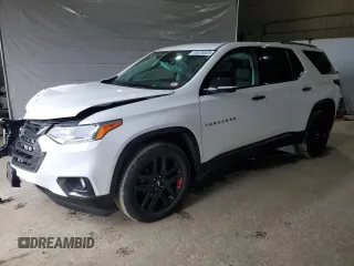 2020 Chevrolet Traverse Premier with VIN 1GNEVKKW5LJ228196, listed as a Copart auction lot 48376825 with 63,164 mi miles and Salvage Title. Bid and sale history available at carsss.com. Image 1.
