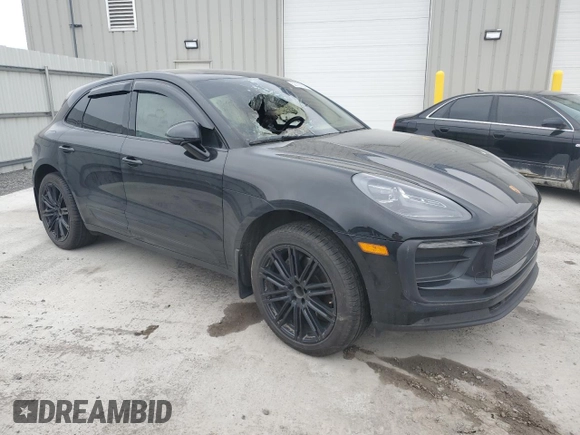 2022 Porsche Macan with VIN WP1AA2A56NLB03077, listed as a Copart auction lot 52165034 with Not provided miles and Non repairable. Bid and sale history available at DreamBid. Image 4.