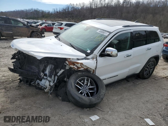 2021 Jeep Grand Cherokee 80th Anniversary with VIN 1C4RJFBG1MC628073, listed as a Copart auction lot 46808085 with 59,663 mi miles and Salvage Title. Bid and sale history available at carsss.com. Image 1.