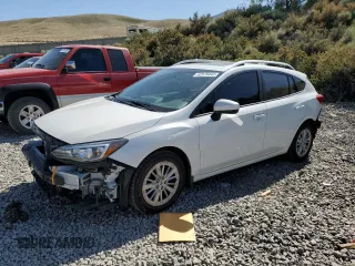 2018 Subaru Impreza Premium with VIN 4S3GTAD60J3716598, listed as a Copart auction lot 62570445 with 80,541 mi miles and Salvage title. Bid and sale history available at DreamBid. Image 1.