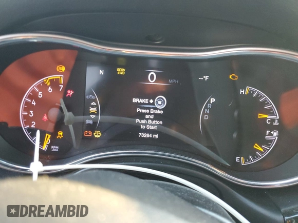 2020 Jeep Grand Cherokee Trailhawk z VIN 1C4RJFLT6LC417087, wystawiony jako Copart lot #82244724 z przebiegiem 73 264 mil mil oraz Szkoda całkowita • Salvage title. Historia ofert i sprzedaży dostępna na DreamBid. Obrazek 9.