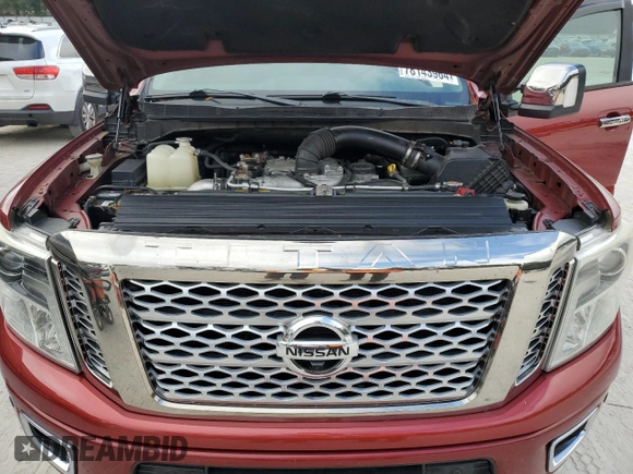 2016 Nissan Titan Platinum Reserve z VIN 1N6BA1F26GN504857, wystawiony jako Copart lot #78143964 z przebiegiem 114 257 mil mil oraz Szkoda całkowita • Salvage title. Historia ofert i sprzedaży dostępna na DreamBid. Obrazek 11.