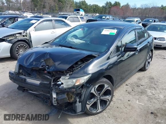 2015 Honda Civic Sedan Si with VIN 2HGFB6E5XFH701937, listed as a IAAI auction lot 42002072 with 106,950 mi miles. Bid and sale history available at carsss.com. Image 18.