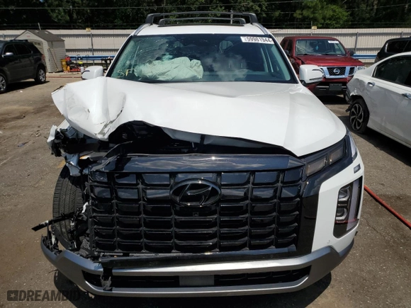 2023 Hyundai Palisade SEL with VIN KM8R44GE6PU597769, listed as a Copart auction lot 59981944 with 21,090 mi miles and Salvage Title. Bid and sale history available at carsss.com. Image 5.