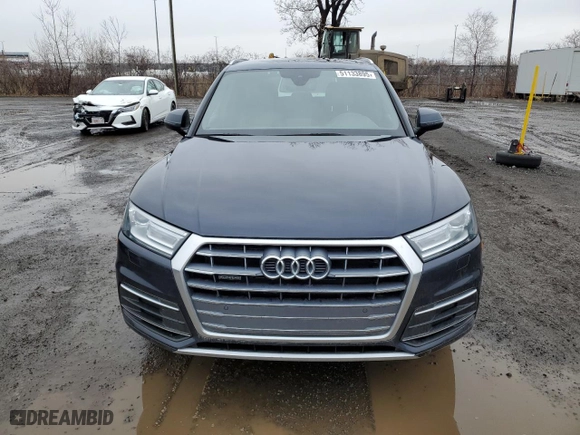 2020 Audi Q5 Premium with VIN WA1ANAFY4L2056924, listed as a Copart auction lot 51133895 with 89,070 mi miles and Salvage Title. Bid and sale history available at carsss.com. Image 5.