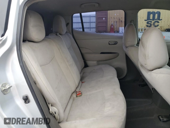 2012 Nissan LEAF SL with VIN JN1AZ0CP8CT016245, listed as a Copart auction lot 53084645 with 67,310 mi miles and Clean Title. Bid and sale history available at DreamBid. Image 10.