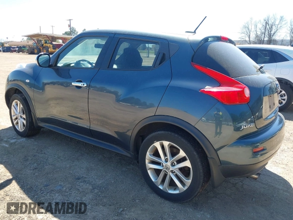 2014 Nissan Juke S with VIN JN8AF5MV9ET483956, listed as a IAAI auction lot 41803318 with 118,221 mi miles. Bid and sale history available at carsss.com. Image 3.