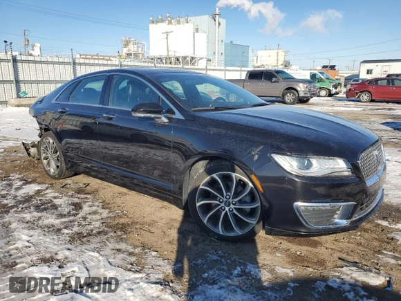 2019 Lincoln MKZ Reserve I with VIN 3LN6L5D91KR633743, listed as a Copart auction lot 88626195 with 50,390 mi miles and Salvage Title. Bid and sale history available at DreamBid. Image 4.