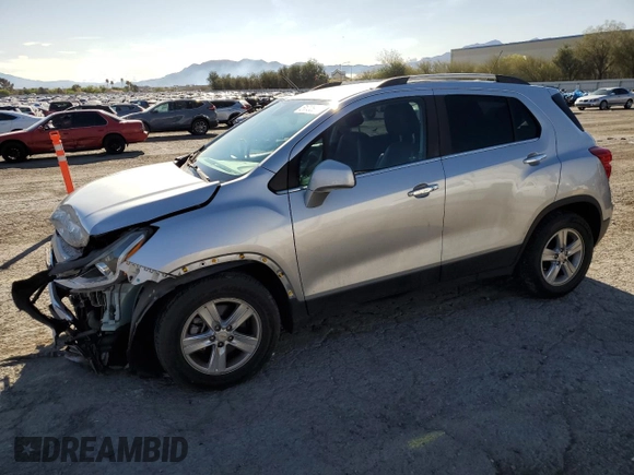 2018 Chevrolet Trax LT with VIN KL7CJLSB7JB619725, listed as a Copart auction lot 51705955 with 71,536 mi miles and Salvage Title. Bid and sale history available at carsss.com. Image 1.