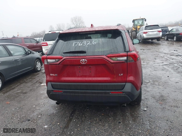2021 Toyota RAV4 LE with VIN 2T3H1RFV7MW176326, listed as a IAAI auction lot 41441240 with 55,958 mi miles. Bid and sale history available at carsss.com. Image 15.