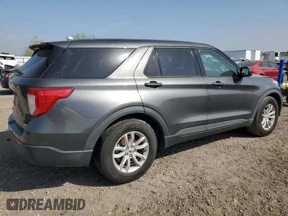 2020 Ford Explorer with VIN 1FMSK7BH9LGC37317, listed as a Copart auction lot 42526795 with 0 mi miles and Salvage Title. Bid and sale history available at carsss.com. Image 3.