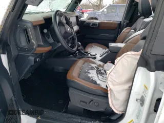 2024 Ford Bronco Outer Banks with VIN 1FMEE8BP1RLA50798, listed as a Copart auction lot 45704955 with 8,182 mi miles and Salvage title. Bid and sale history available at DreamBid. Image 7.
