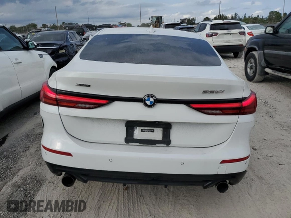 2020 BMW 2 Series 228i xDrive with VIN WBA73AK04L7G01366, listed as a Copart auction lot 46557803 with 37,176 mi miles. Bid and sale history available at carsss.com. Image 6.