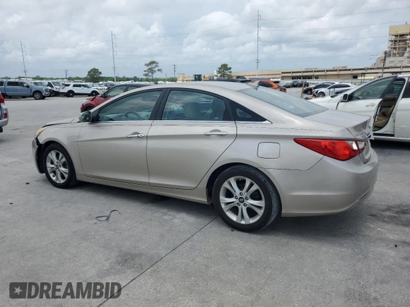 2011 Hyundai Sonata Limited with VIN 5NPEC4AC5BH105281, listed as a Copart auction lot 53921645 with 33,894 mi miles and Salvage Title. Bid and sale history available at DreamBid. Image 2.