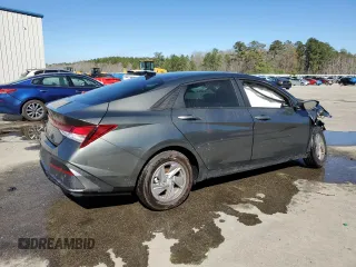 2025 Hyundai Elantra SE with VIN KMHLL4DG5SU860163, listed as a Copart auction lot 49265235 with 859 mi miles and Salvage title. Bid and sale history available at DreamBid. Image 3.