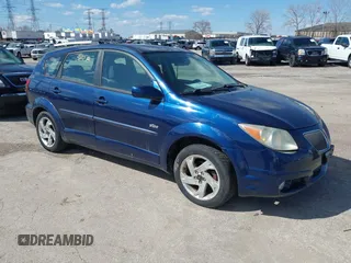 2005 Pontiac Vibe with VIN 5Y2SL63855Z406041, listed as a IAAI auction lot 41888828 with 264,975 mi miles. Bid and sale history available at carsss.com. Image 1.