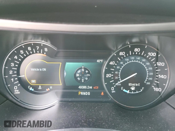 2019 Lincoln MKZ Reserve I с VIN 3LN6L5C92KR631582, выставлен на аукционе Copart как лот 47810215 с пробегом 49 386 миль миль и На запчасти • Non repairable. История ставок и продаж доступна на DreamBid. Изображение 9.