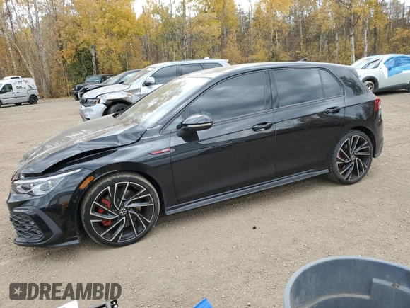 2022 Volkswagen Golf GTI Autobahn with VIN WVW687CDXNW170929, listed as a Copart auction lot 77160634 with 35,235 mi miles and Salvage Title. Bid and sale history available at carsss.com. Image 1.