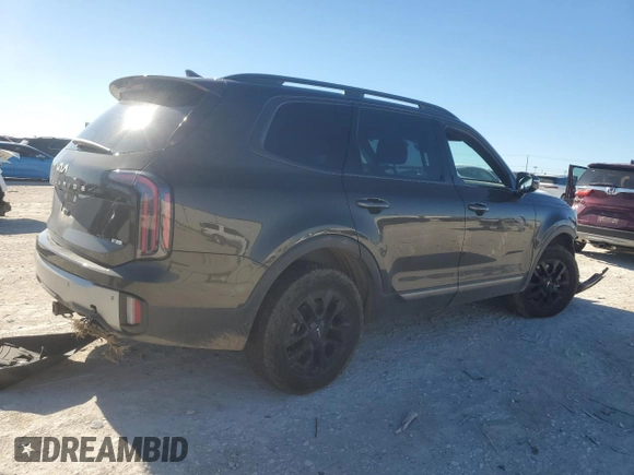 2023 Kia Telluride SX z VIN 5XYP5DGC9PG347113, wystawiony jako Copart lot #41649845 z przebiegiem 34 240 mil mil oraz Szkoda całkowita • Salvage title. Historia ofert i sprzedaży dostępna na DreamBid. Obrazek 3.